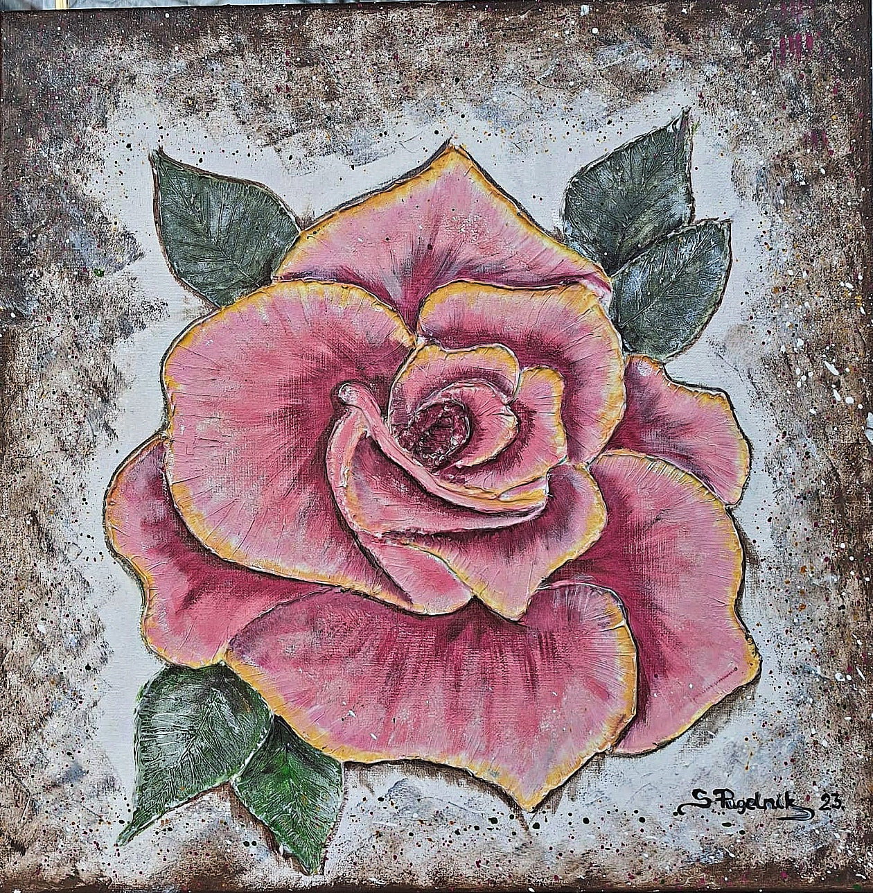 Ruža. Unikatni rad Nea 159