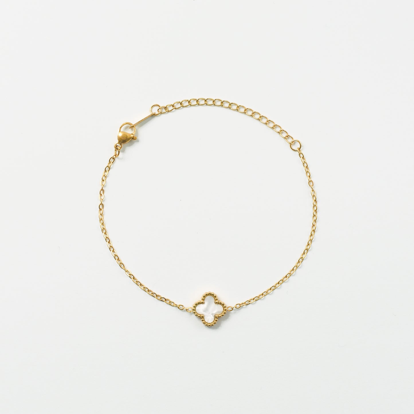 Narukvica Amour Perlé - srebrna/zlatna - nehrđajući čelik