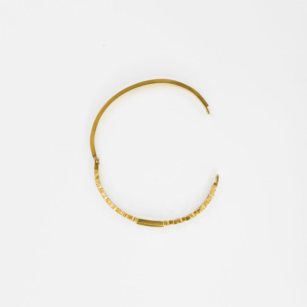 Narukvica - Butterfly Frame - pozlata - nehrđajući čelik