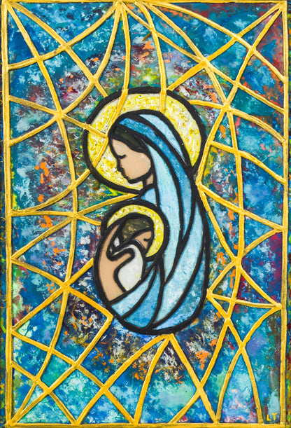 Gospa sa djetetom. Unikatni rad Nea 48