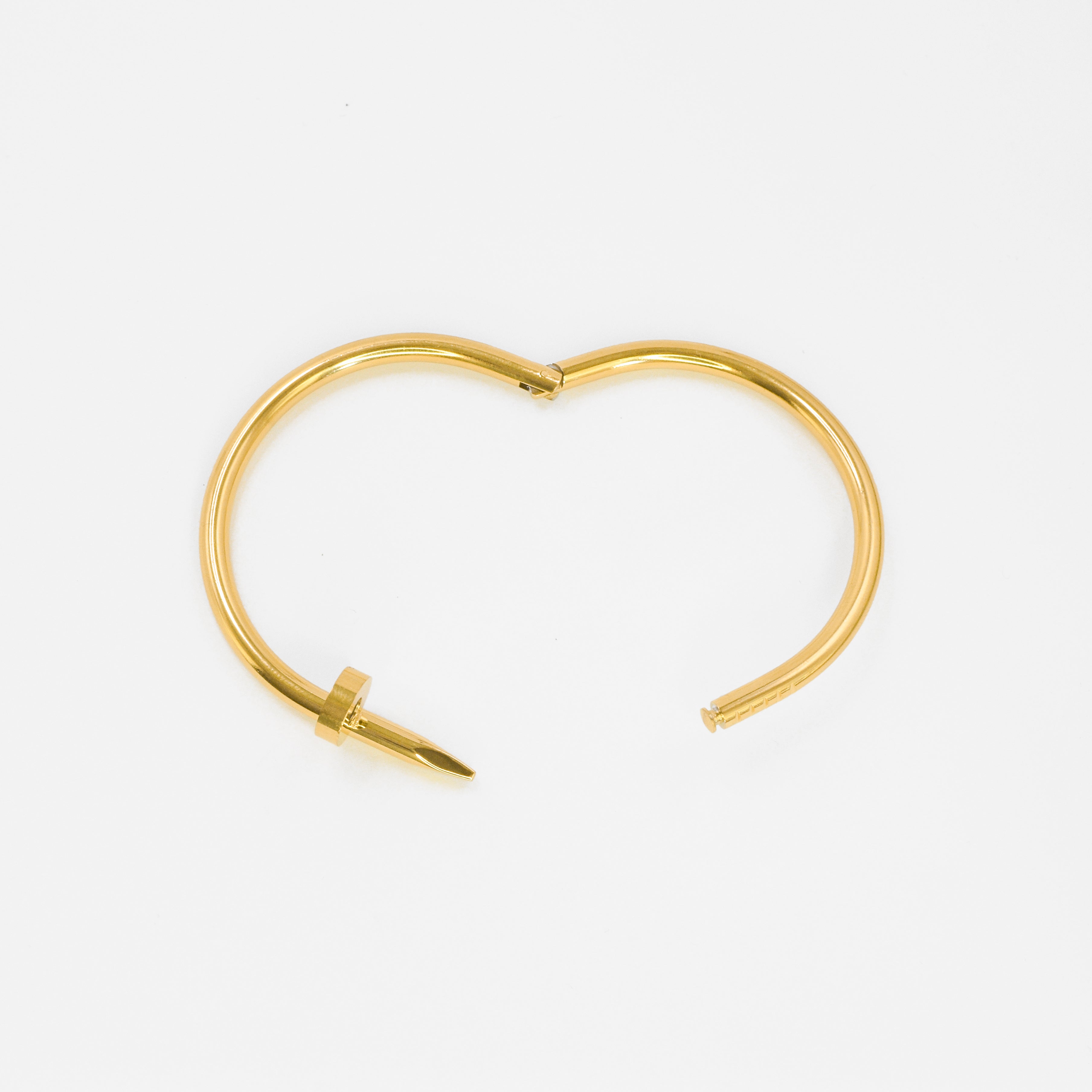 Narukvica - Clavo Chic - srebrna/zlatna - nehrđajući čelik