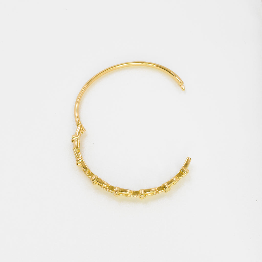 Narukvica - Cadena Luz - srebrna/zlatna - nehrđajući čelik