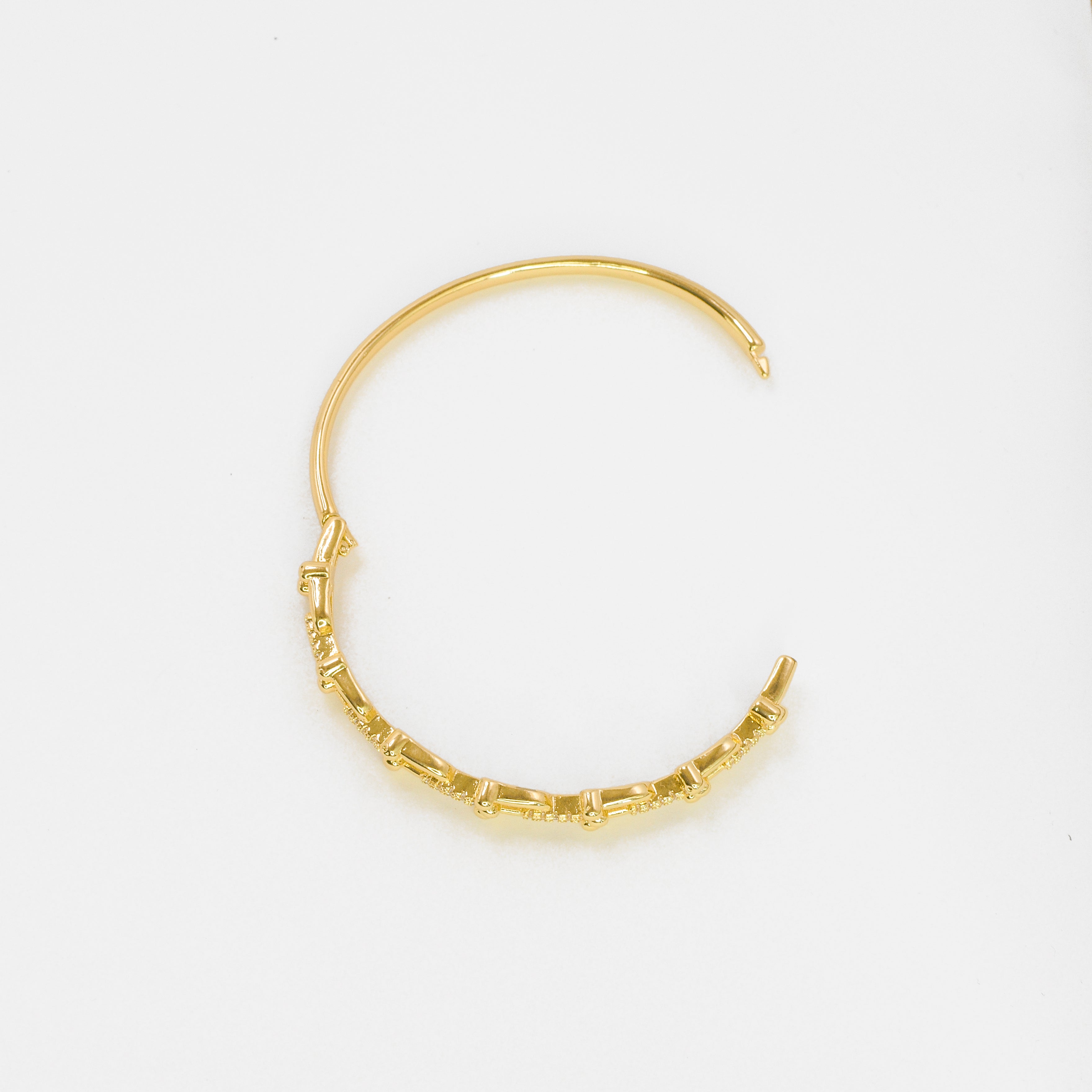 Narukvica - Cadena Luz - srebrna/zlatna - nehrđajući čelik