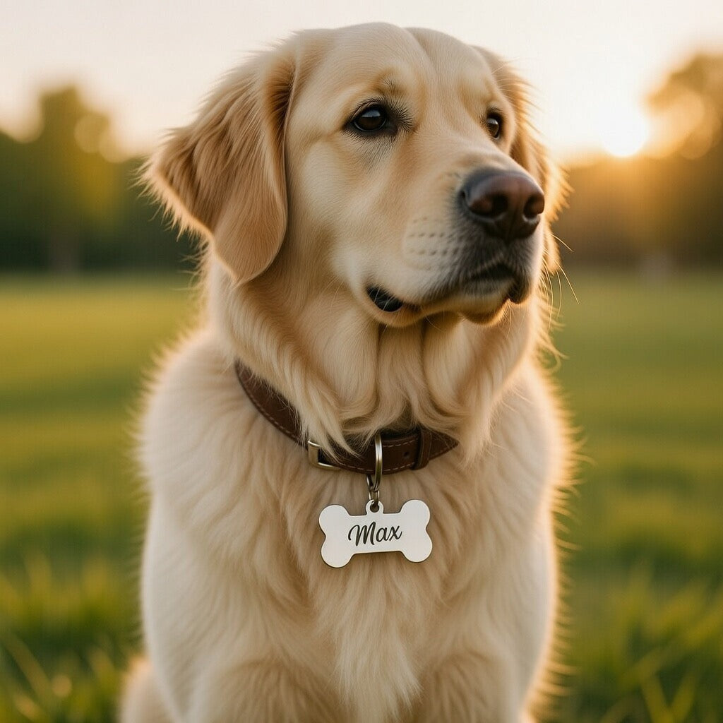 Privjesak za pse sa imenom i kontakt brojem vlasnika - nehrđajući čelik