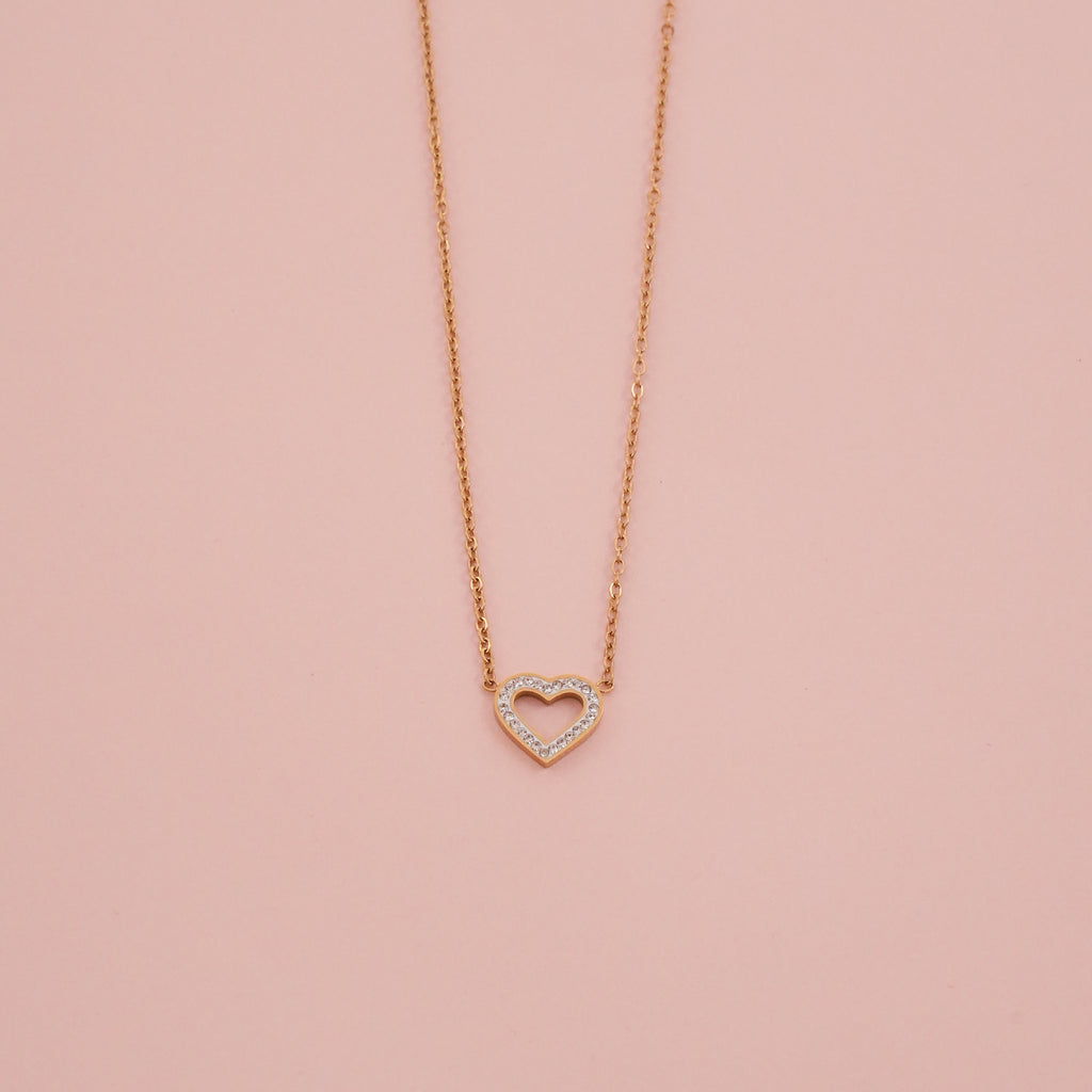 Ogrlica Srce sa cirkonima. Nea 16