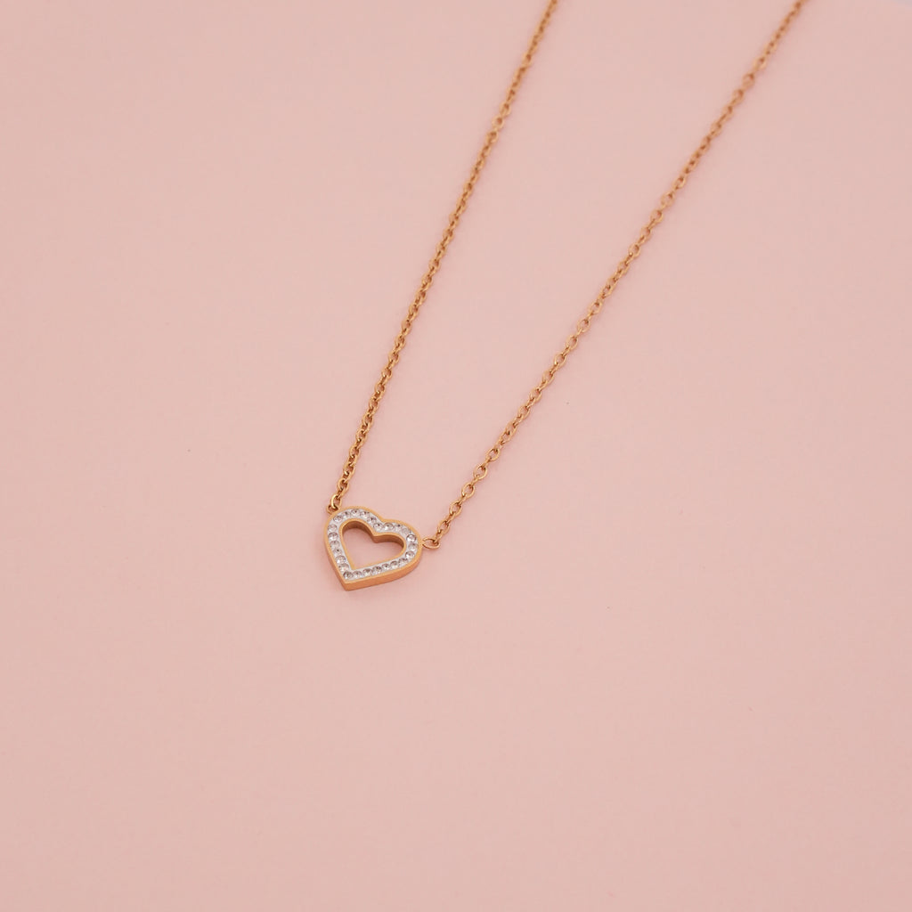 Ogrlica Srce sa cirkonima. Nea 16