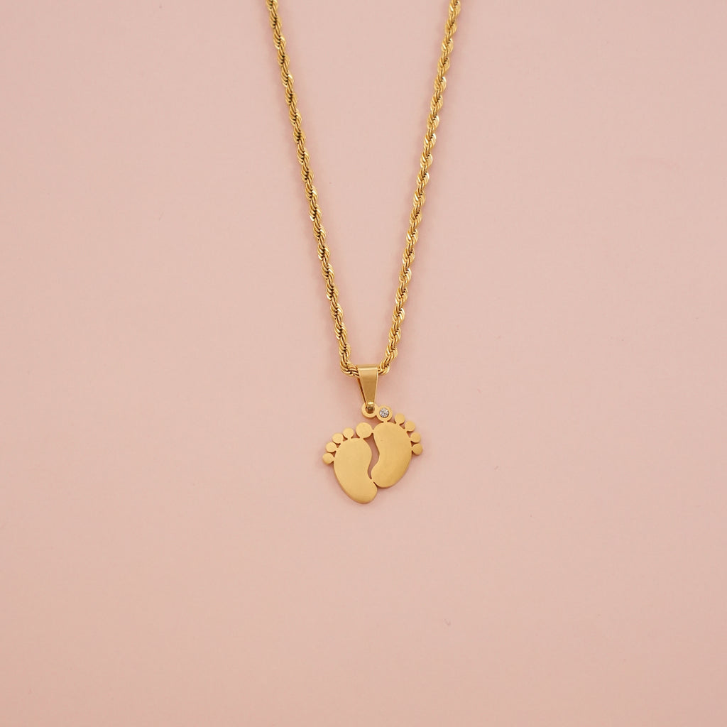 Ogrlica Dječja stopala. Nea 30