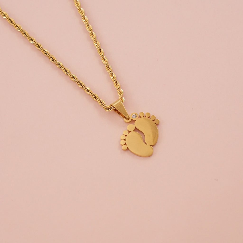 Ogrlica Dječja stopala. Nea 30