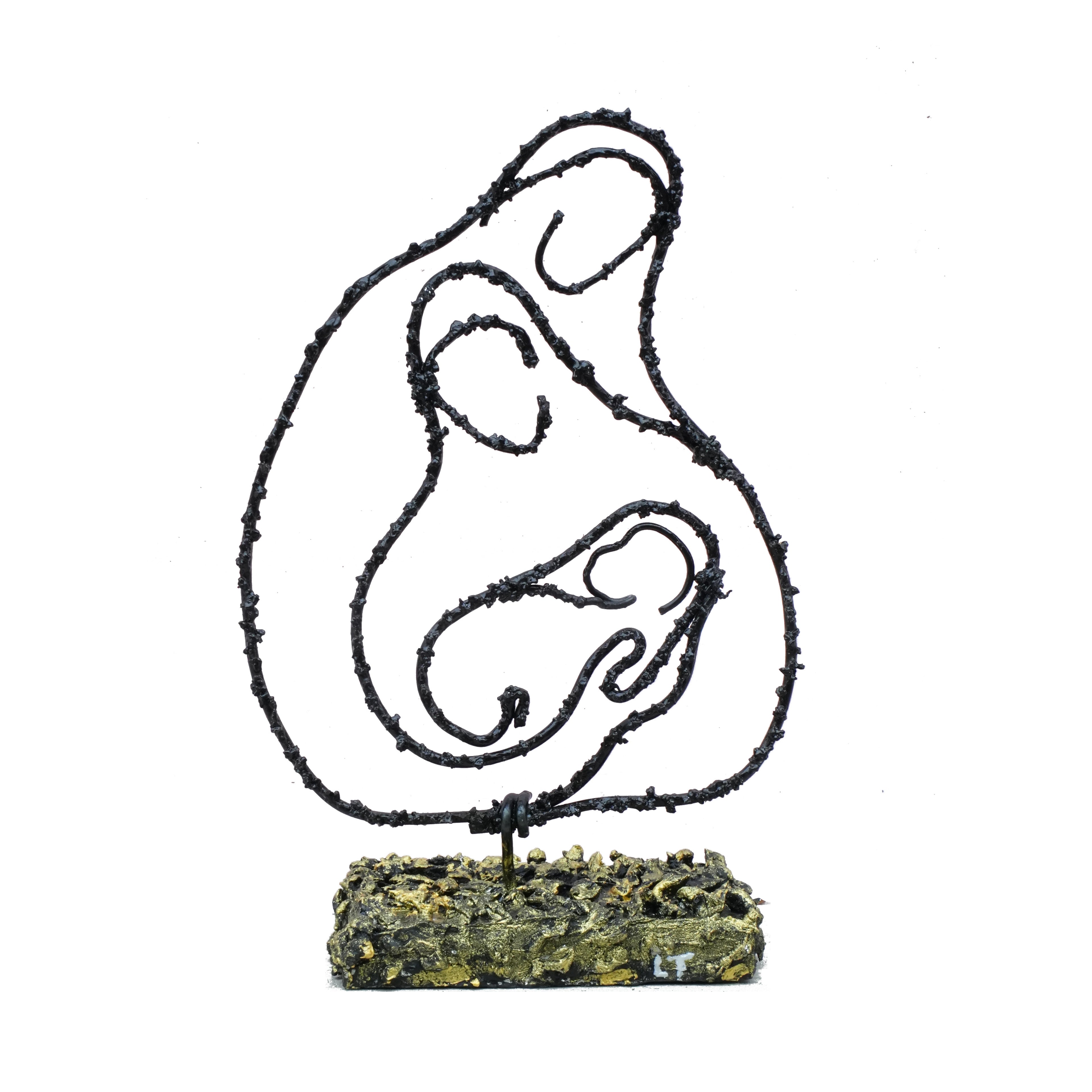 Jaslice od žice. na stalku. Unikatni rad Nea 90