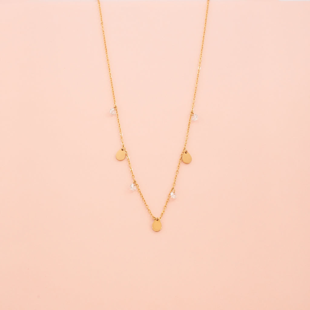 Ogrlica  Suze staklene. Nea 74