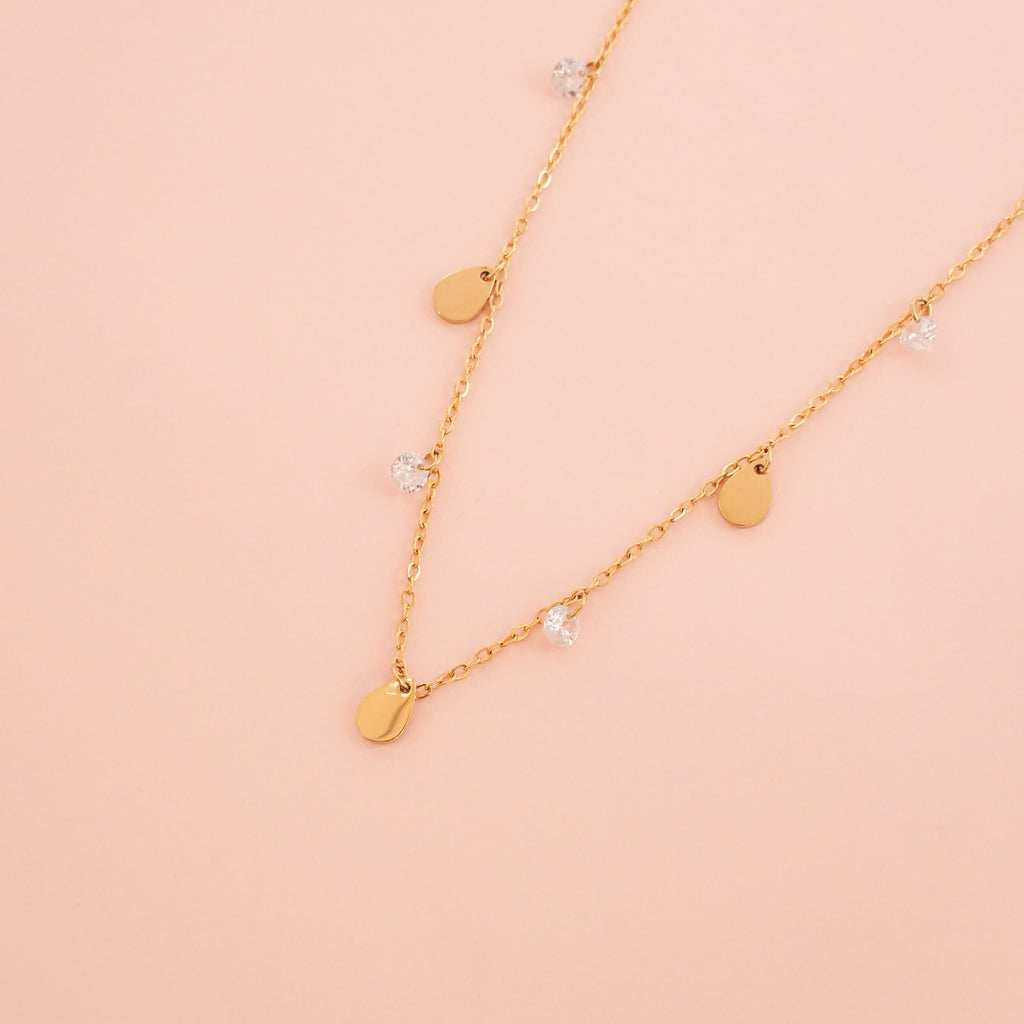 Ogrlica  Suze staklene. Nea 74