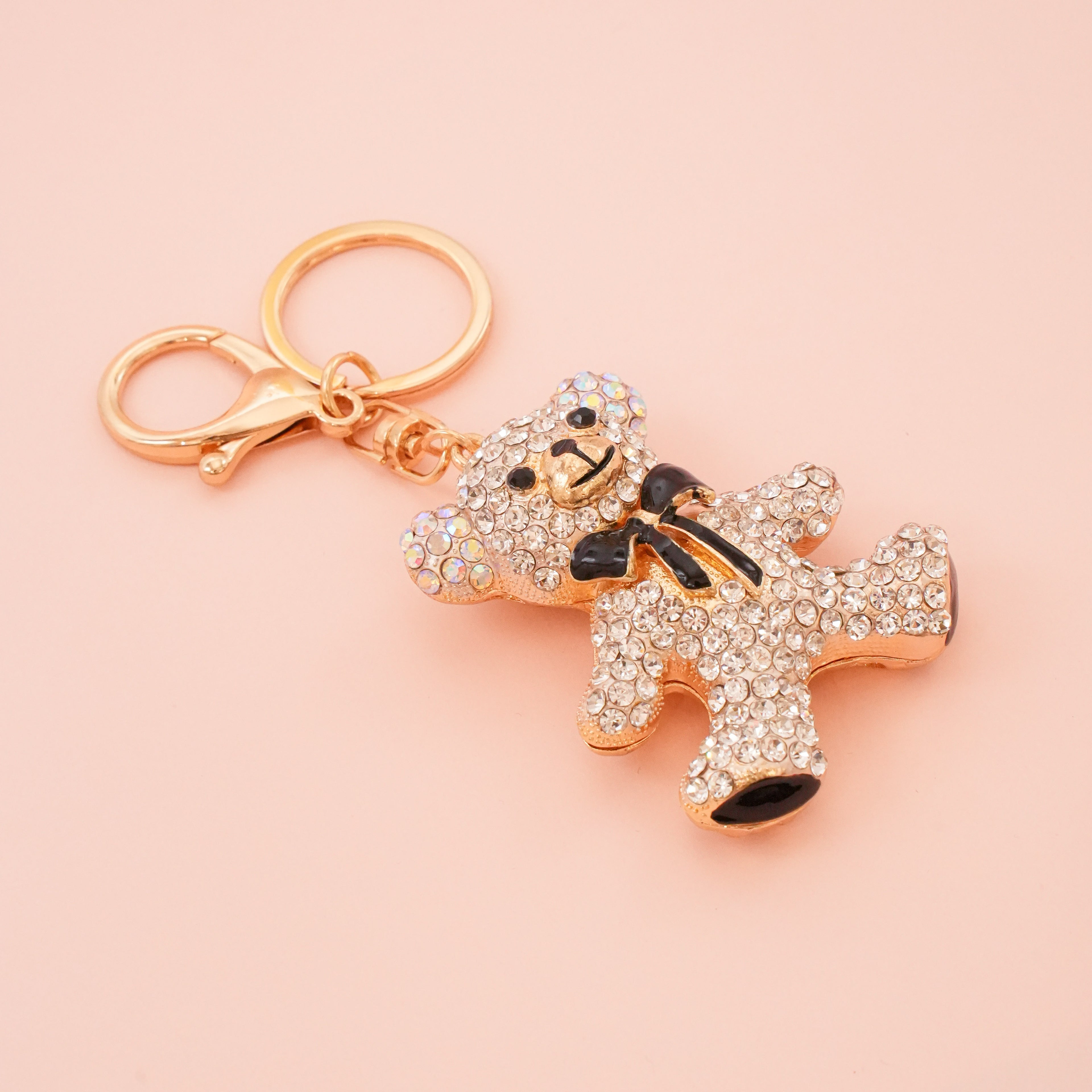 Privjesak Medvjedić bijeli cirkoni. Nea 2