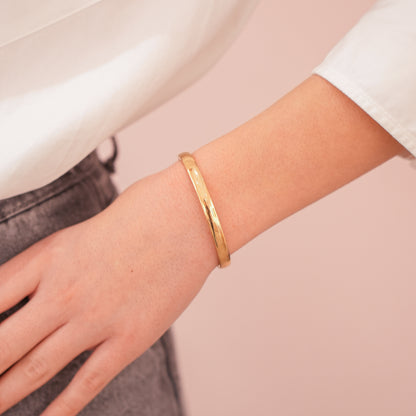 Narukvica Celosia - zlatna - nehrđajući čelik