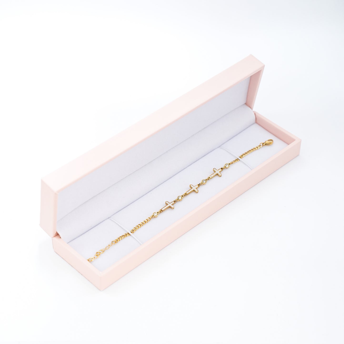 Narukvica - Divine Sparkle - srebrna/zlatna - nehrđajući čelik