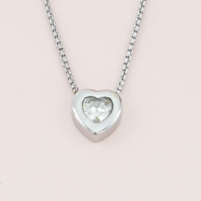 Ogrlica od nehrđajućeg čelika - Srce. Nea 87