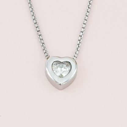 Ogrlica od nehrđajućeg čelika - Srce. Nea 87