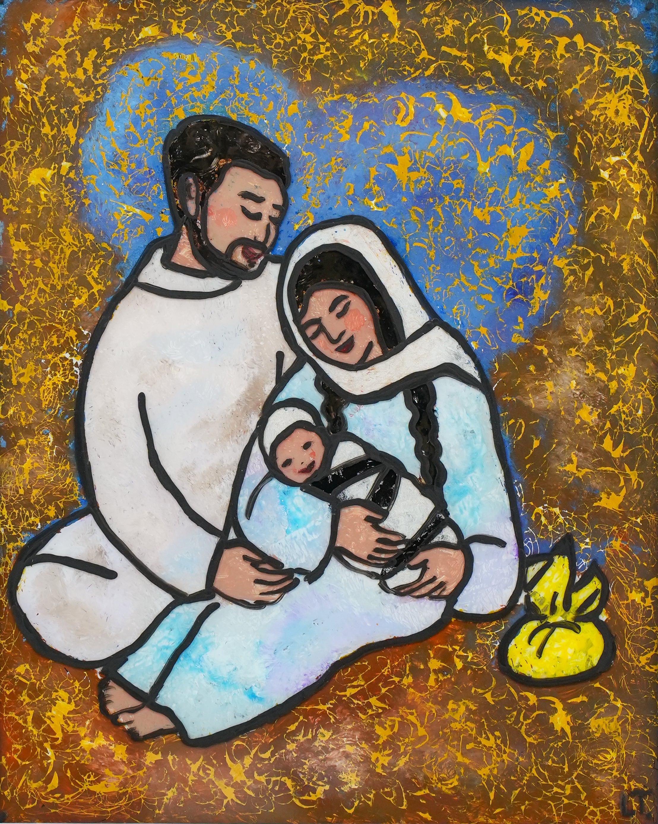 Slika Sveta obitelj. Unikatni rad Nea 141