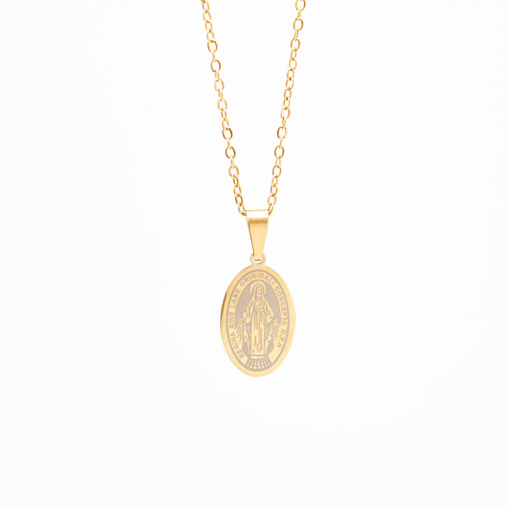 Čelična ogrlica Čudotvorna medaljica - Nea 93