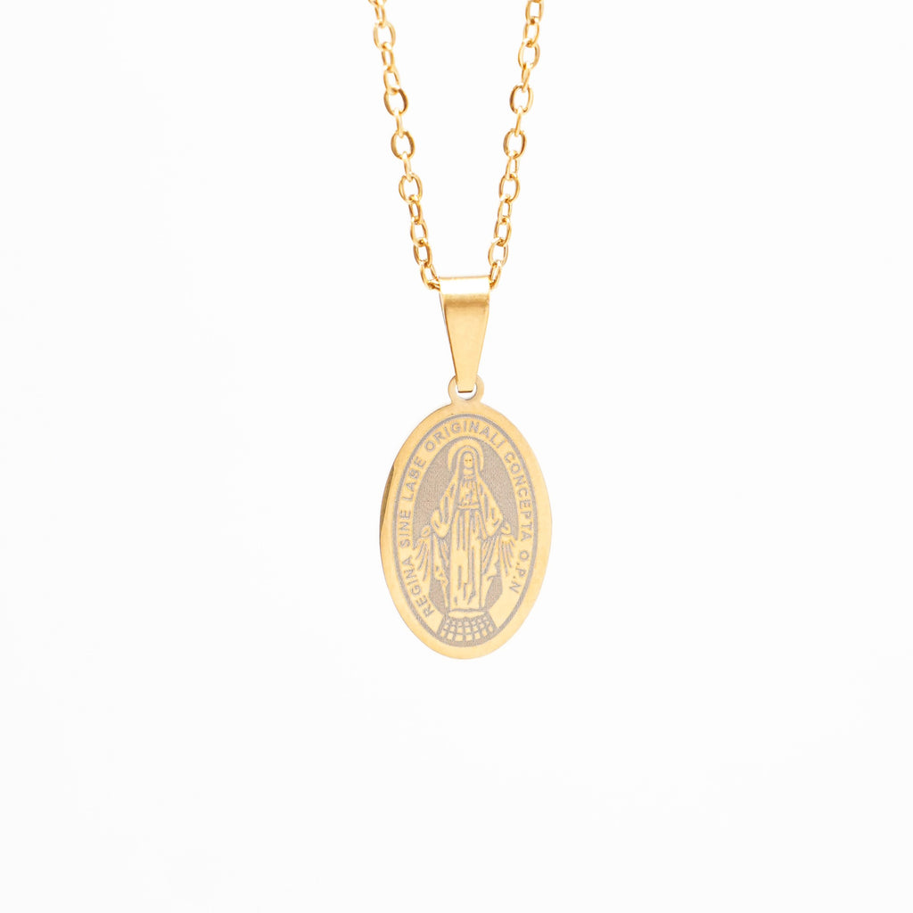 Čelična ogrlica Čudotvorna medaljica - Nea 93