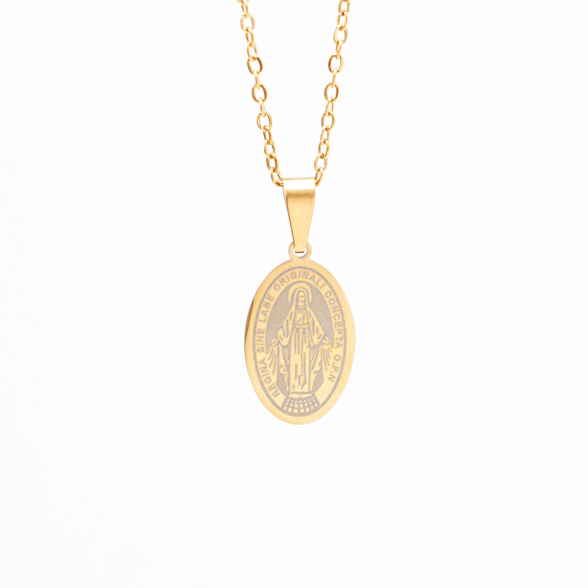 Čelična ogrlica Čudotvorna medaljica - Nea 93