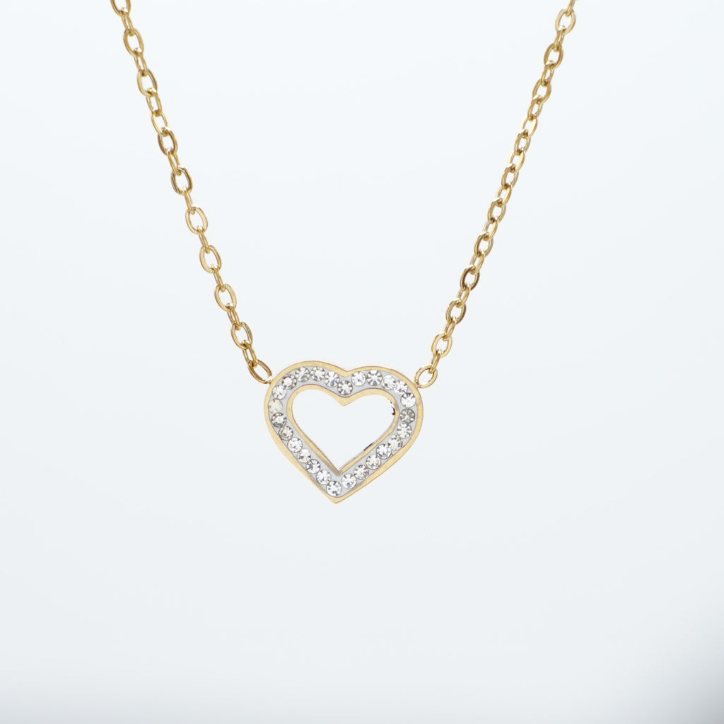 Ogrlica Srce sa cirkonima. Nea 16