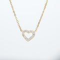 Ogrlica Srce sa cirkonima. Nea 16