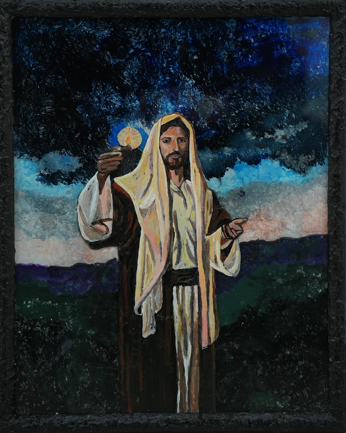 Isus sa svjetiljkom. Unikatni rad Nea