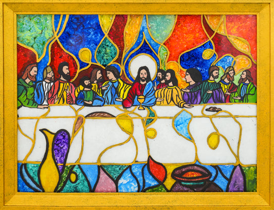 Posljednja večera - Vitraj - Slika na staklu