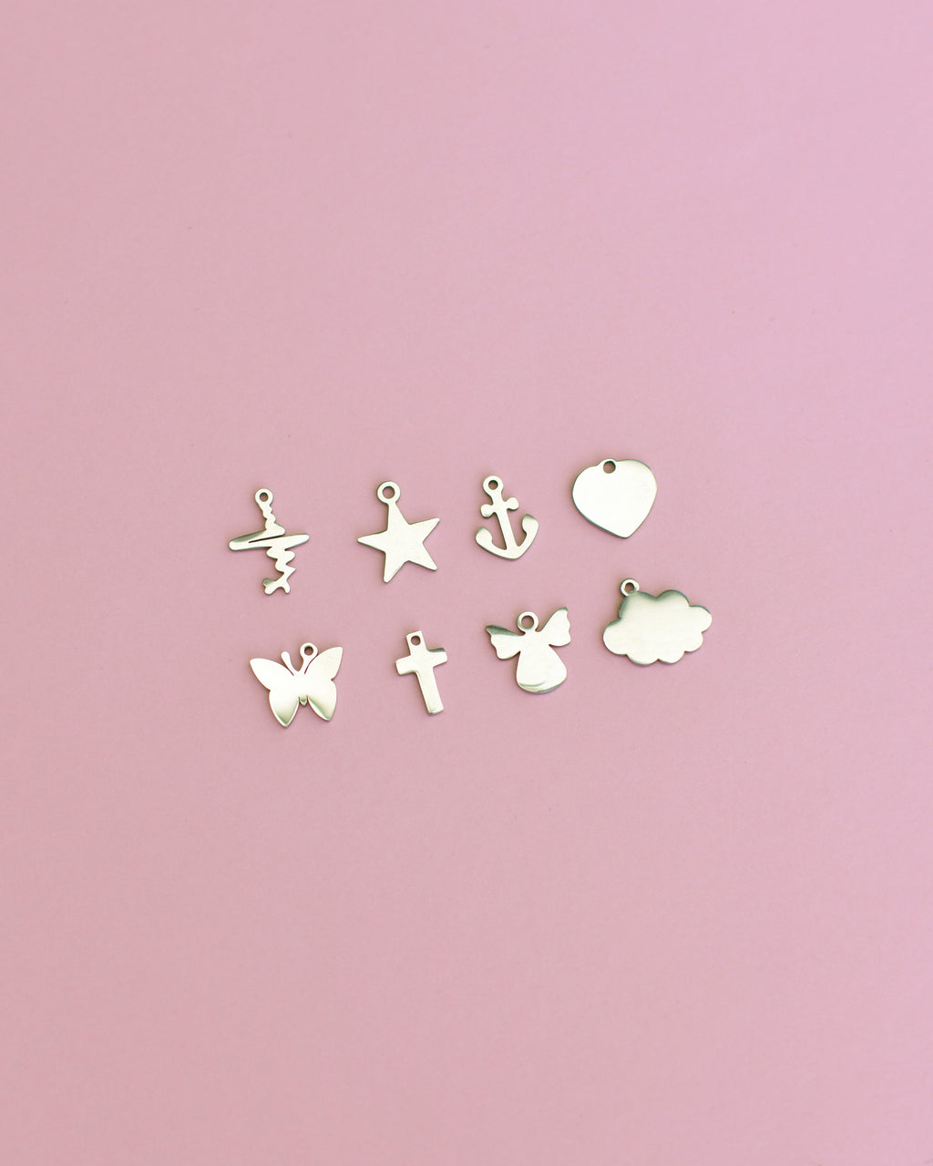 Nevidljiva ogrlica - Dvije za 25€ - Željeni motiv i biser - nehrđajući čelik