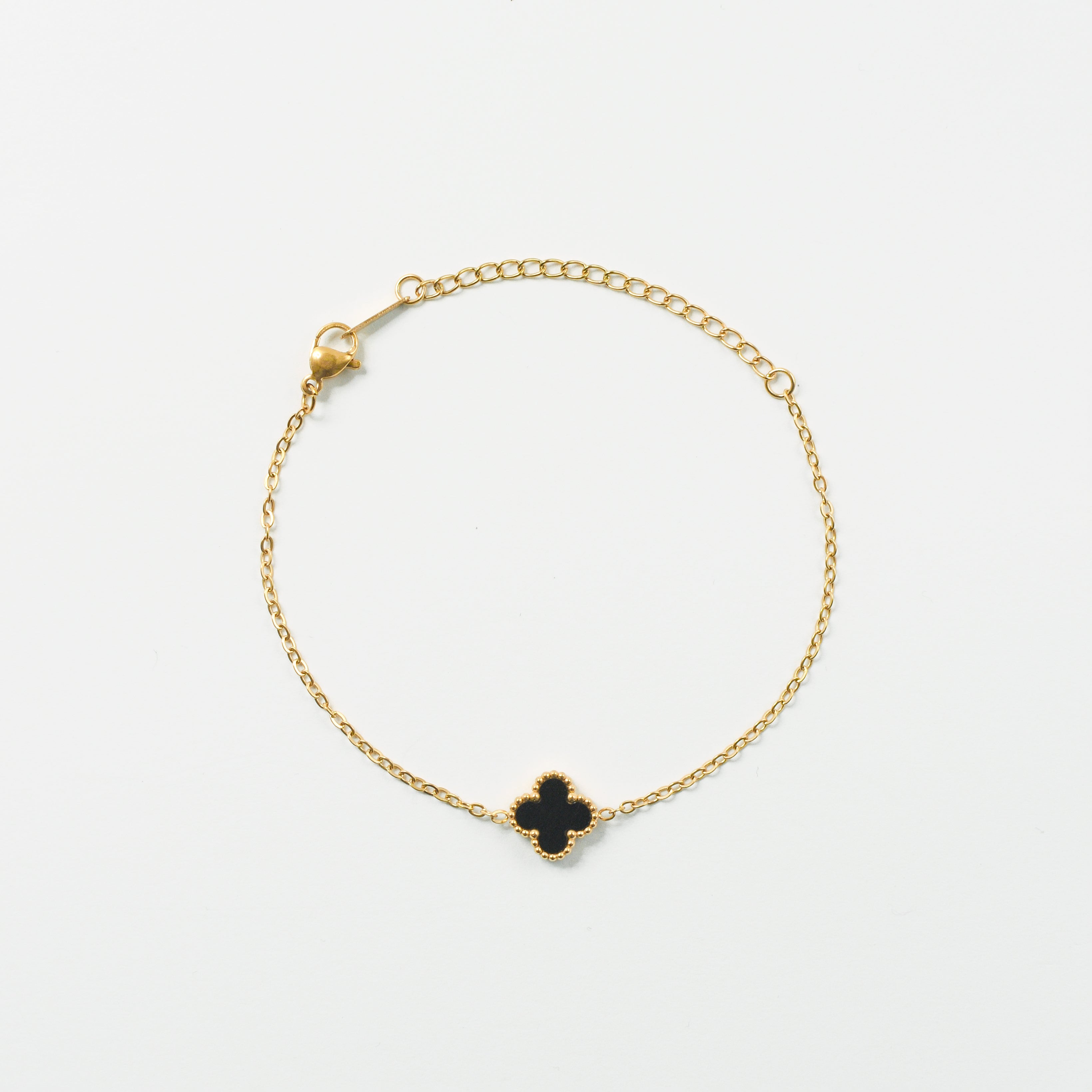 Narukvica Noir Elegance - srebrna/zlatna - nehrđajući čelik