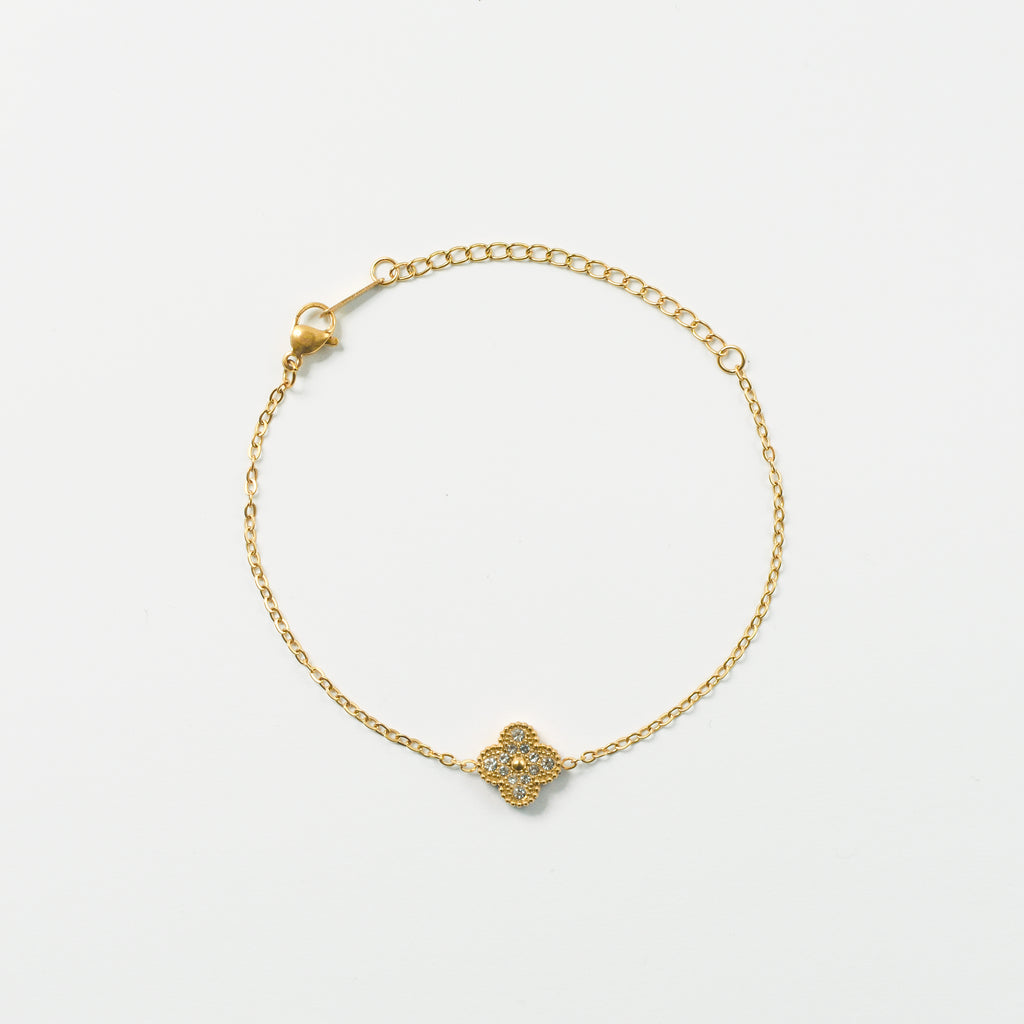 Narukvica Bloom - srebrna/zlatna - nehrđajući čelik