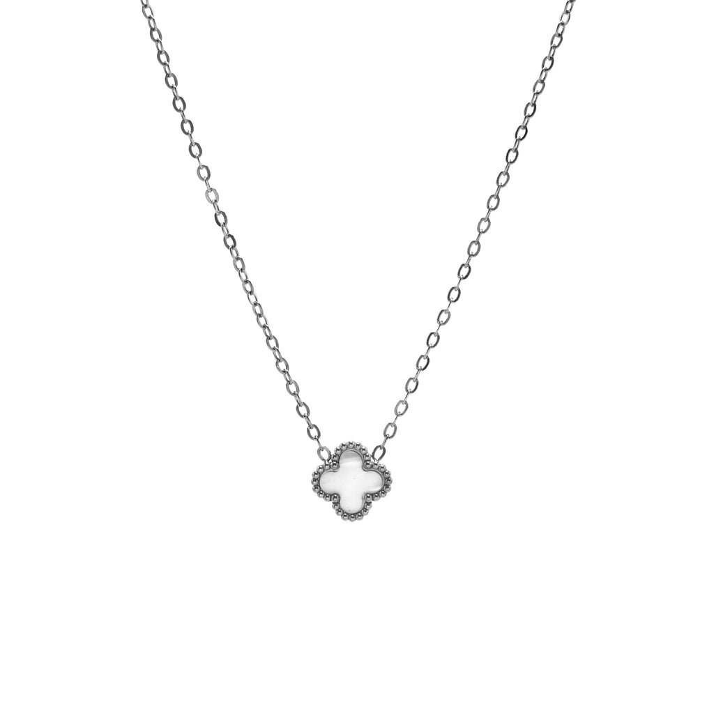 Ogrlica Amour Perlé - srebrna/zlatna - nehrđajući čelik