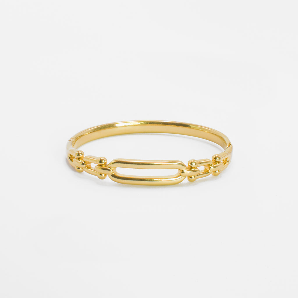 Narukvica - Link Centro - srebrna/zlatna - nehrđajući čelik