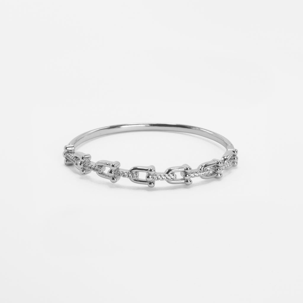 Narukvica - Cadena Luz - srebrna/zlatna - nehrđajući čelik