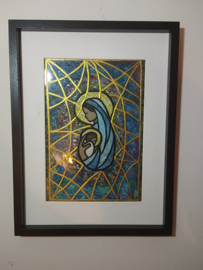 Gospa sa djetetom. Unikatni rad Nea 48