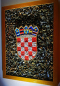 Grb Hrvatske 3D. Unikatni rad Nea 120
