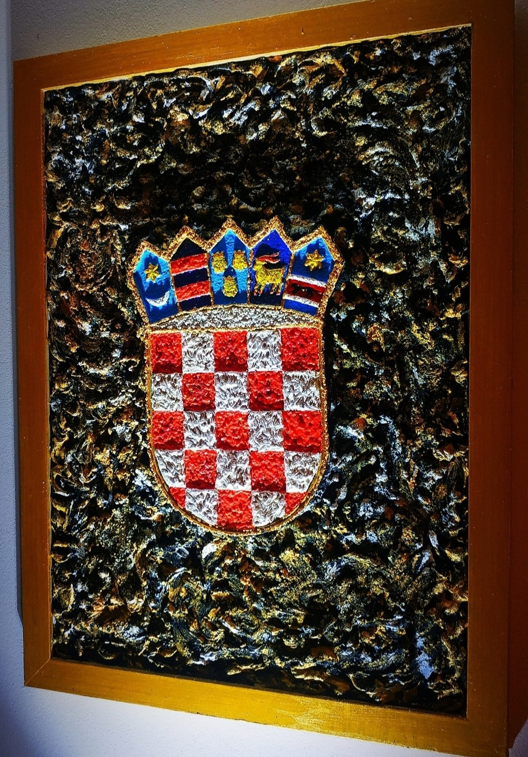 Grb Hrvatske 3D. Unikatni rad Nea 120