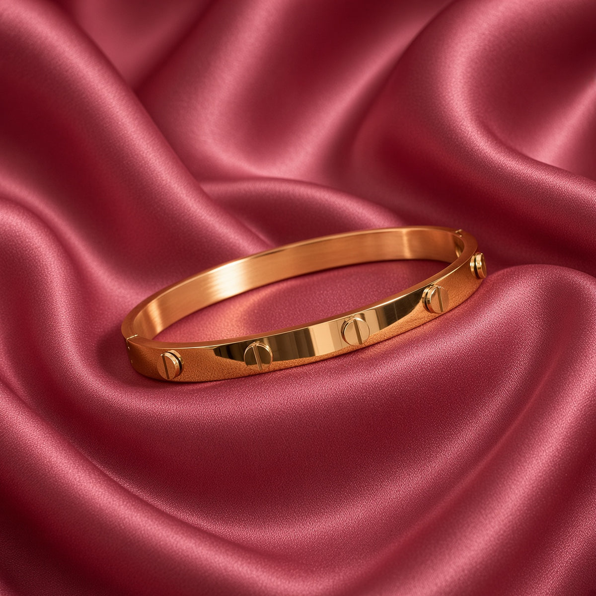 Narukvica Pattern - rose gold - nehrđajući čelik