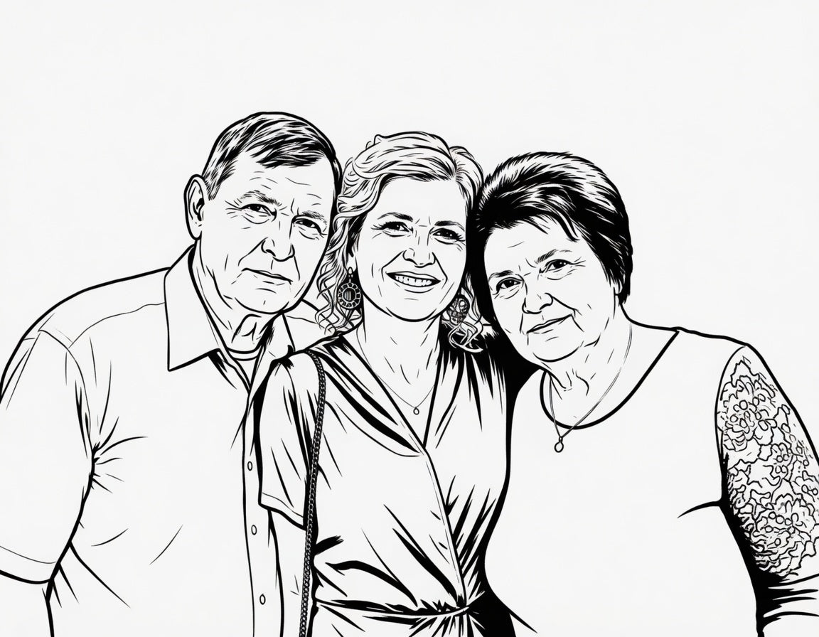 Ogrlica sa gravurom Vaše fotografije - srebrna/zlatna