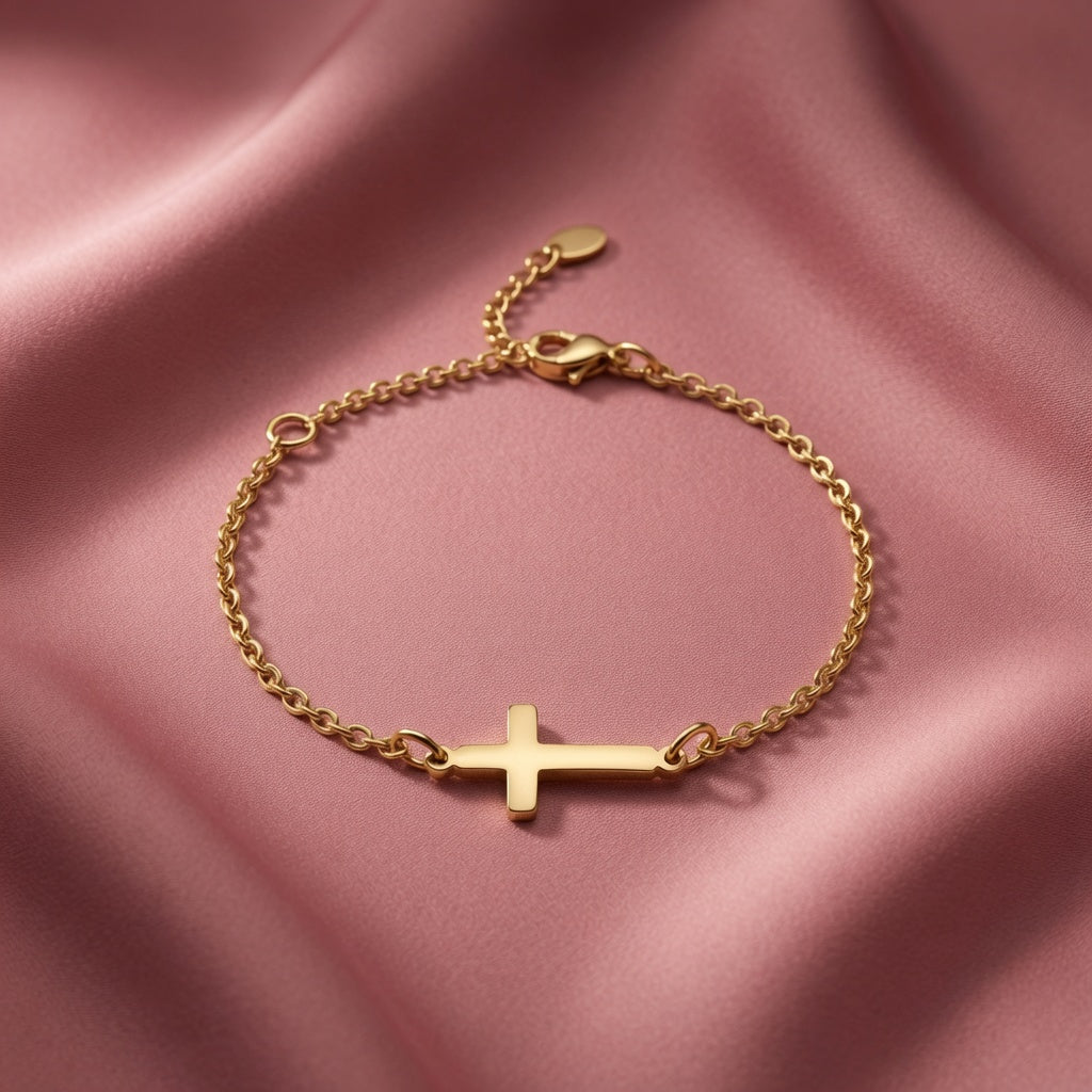 Narukvica Križ - nehrđajući čelik