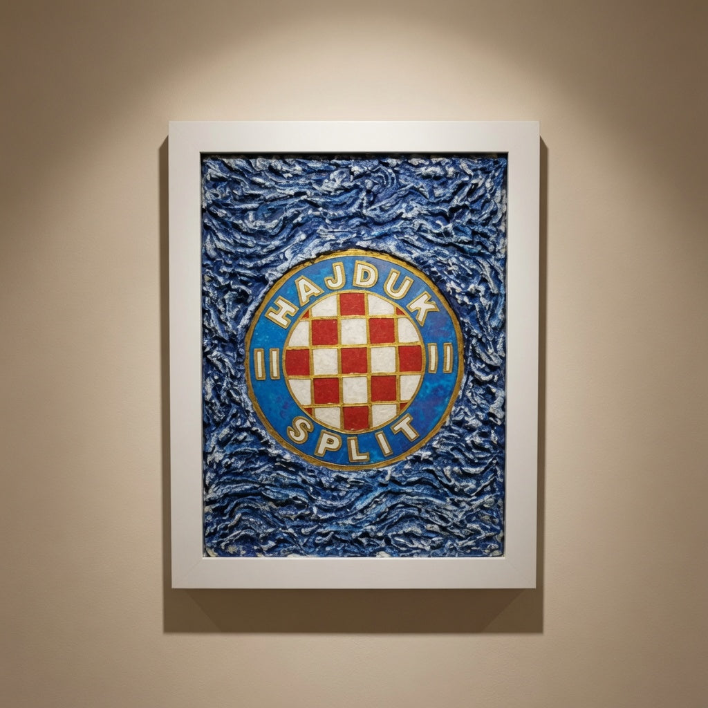 Hrvatski grb. Siva pozadina. Unikatni rad Nea