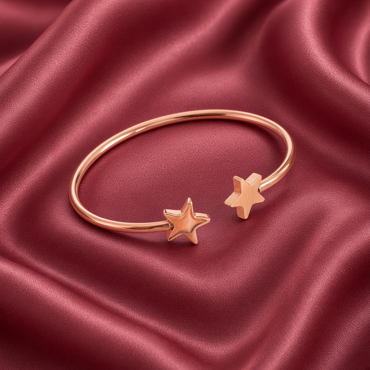 Narukvica Stars - rose gold - nehrđajući čelik