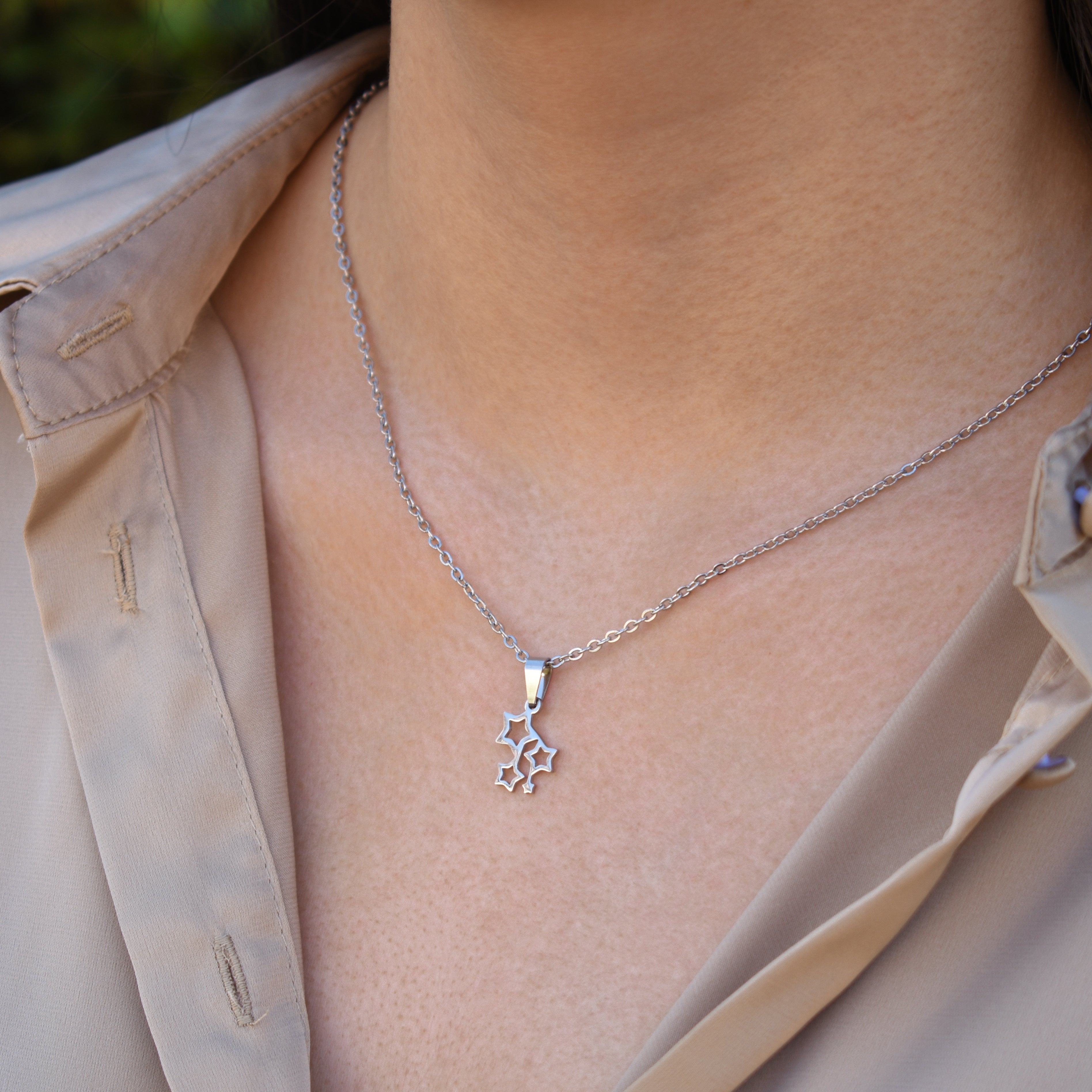 Ogrlica Zvjezdano nebo - nehrđajući čelik