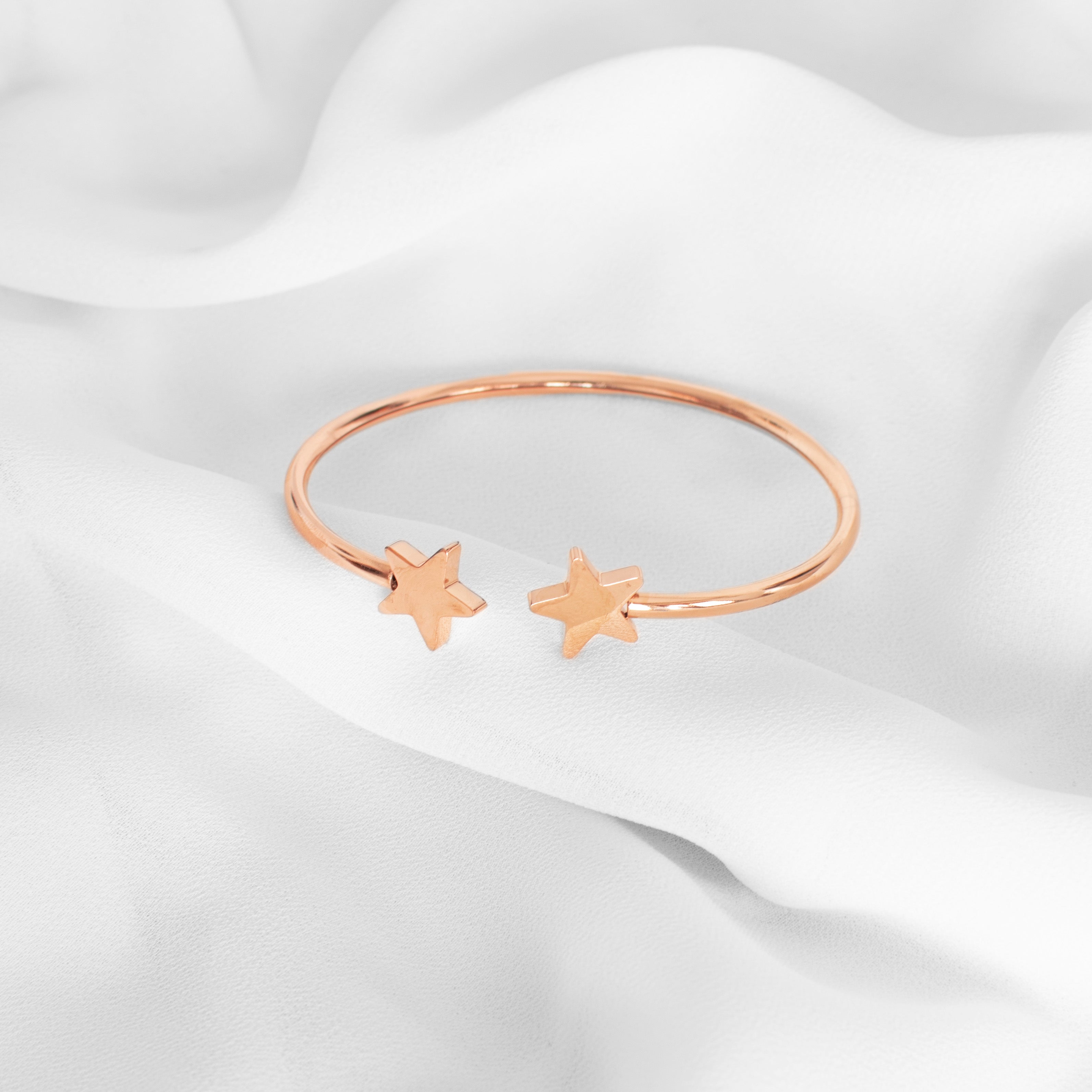 Narukvica Stars - rose gold - nehrđajući čelik