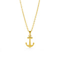 Ogrlica Sidro - zlatna - nehrđajući čelik