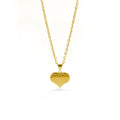 Ogrlica Srce - zlatna - nehrđajući čelik