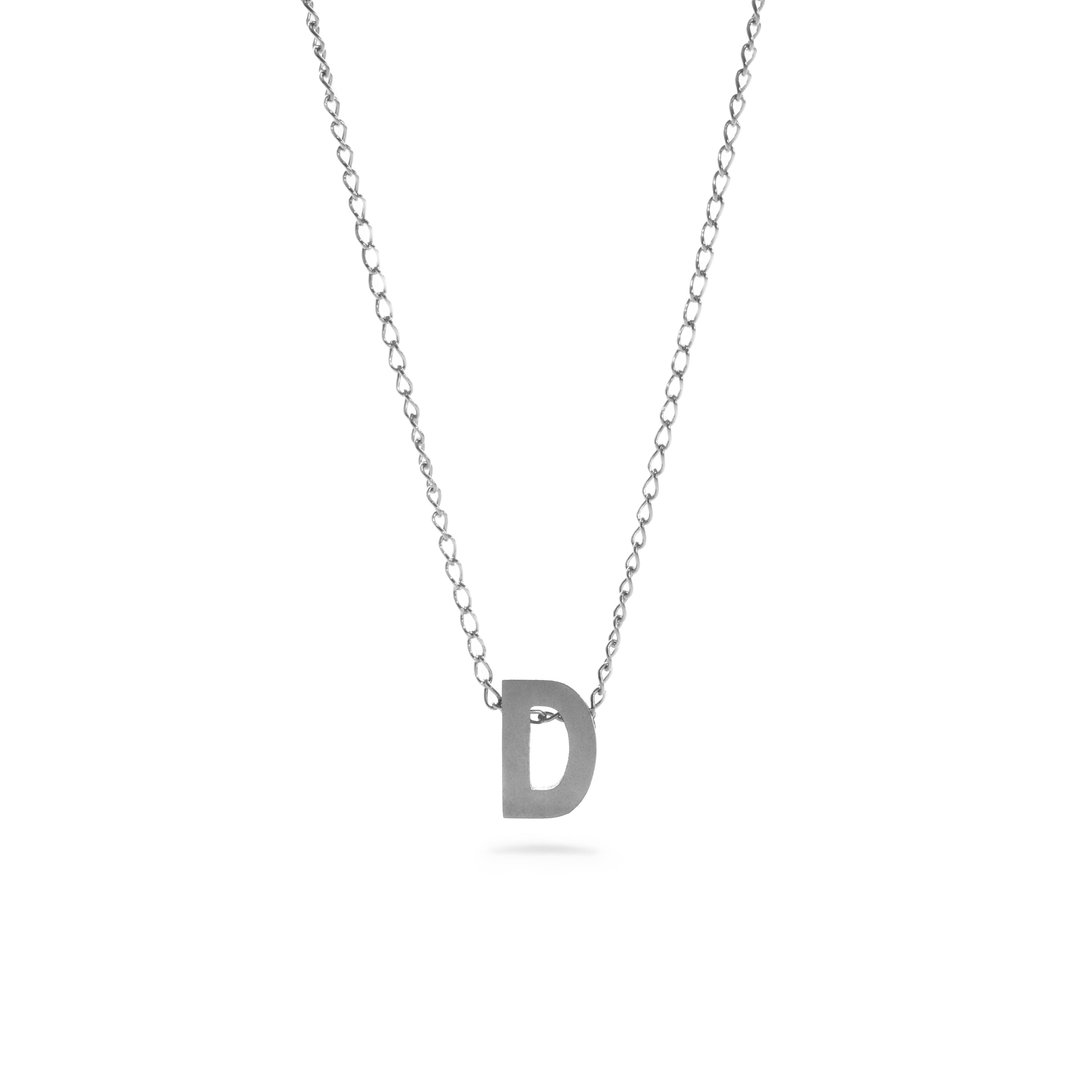 Ogrlica sa inicijalom - nehrđajući čelik