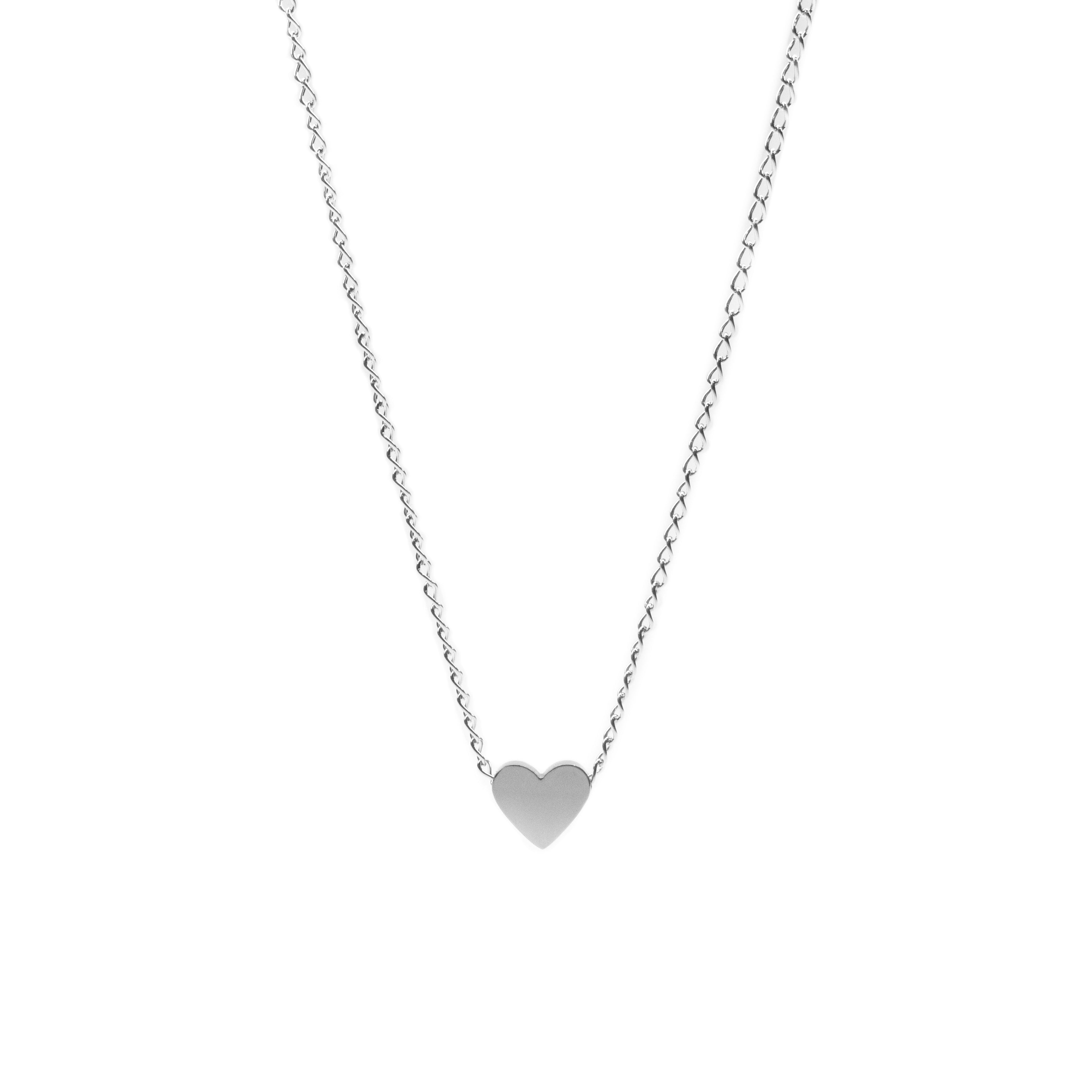 Ogrlica Lovely heart - nehrđajući čelik